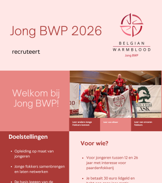 Jong BWP 2026 lidmaatschap