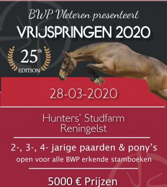 Wedstrijd vrijspringen voor pony's en paarden, BWP Vleteren VERPLAATST NAAR 3 OKTOBER Wedstrijd vrijspringen voor pony's en paarden, BWP Vleteren VERPLAATST NAAR 3 OKTOBER