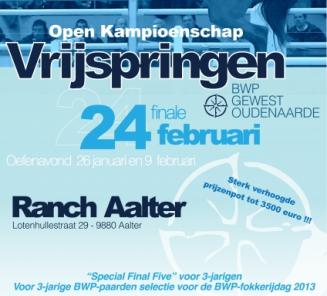 Inschrijven voor tweede oefenavond vrijspringen op 9 februari voor Open Kampioenschap Vrijspringen BWP-gewest Oudenaarde