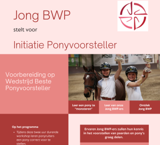 Initiatie ponyvoorsteller 