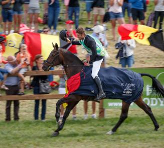 Wouter De Cleene wins gold with Belgian Warmblood Alaric de Lauzelle! Wouter De Cleene wins gold with Belgian Warmblood Alaric de Lauzelle!
